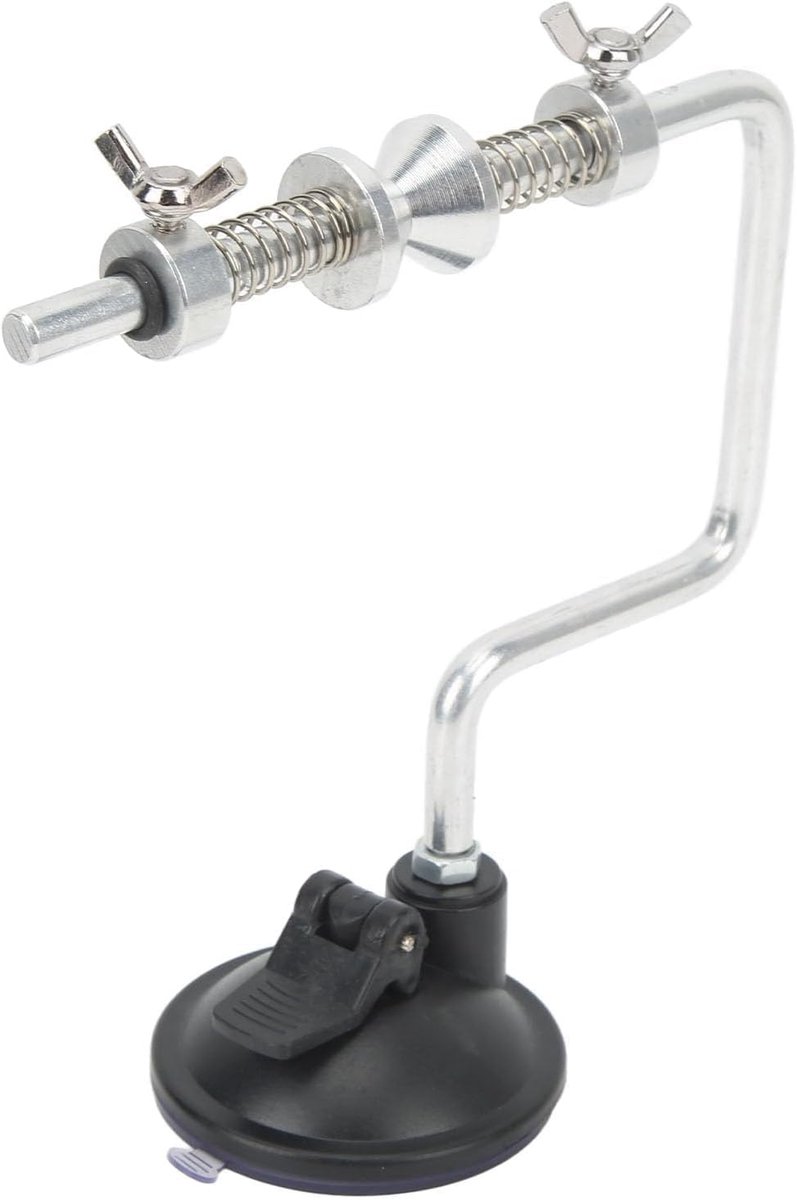 SnelShoppen - Fishing Line Spooler Aluminium Vissnoer Winder met Verstelbare Handgreep en Vacuum Zuigcup voor Eenvoudig Winden van Vissnoer