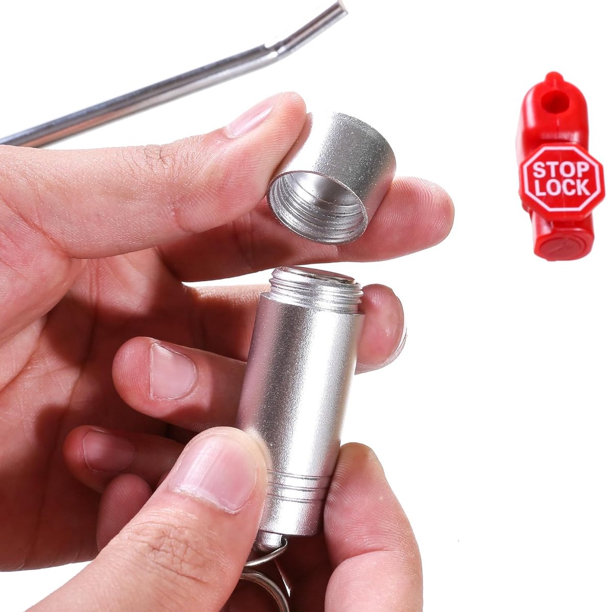 SnelShoppen - 5600GS Mini Draagbare Beveiligingstags Verwijder Tool, Magnetische Sleutel Prong Stop Lock Ontkoppelaar, Antidiefstal Sluiting Verwijder