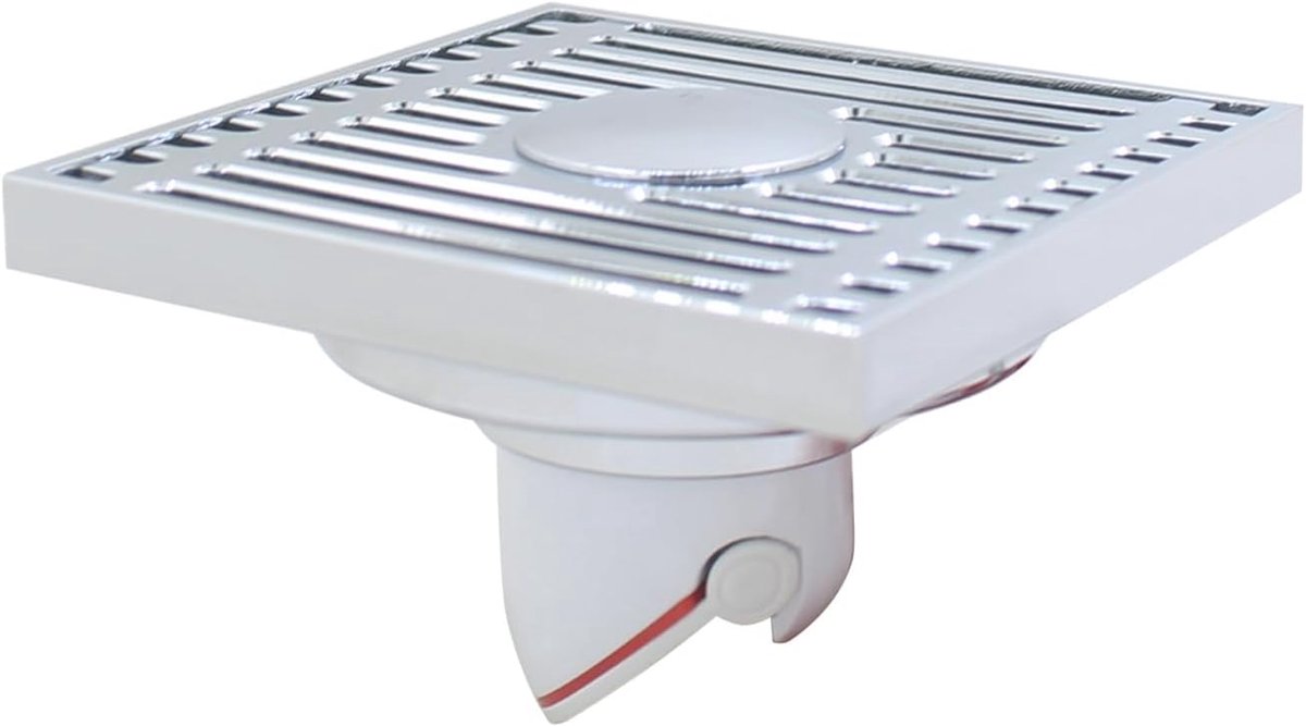 SnelShoppen - Anti-geur afvoerplug doucheafvoer stop voor badkamer en keuken, roestvrij staal, eenvoudig te installeren, anti-odor, multifunctioneel