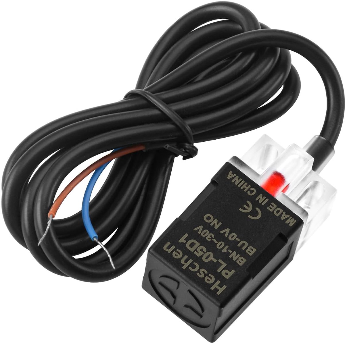 SnelShoppen - Heschen Vierkante Inductieve Nabijheidssensor Schakelaar Non-Shield Type PL-05D1 Met Detectieafstand 5mm 10-30VDC 200mA Normaal Open (NO