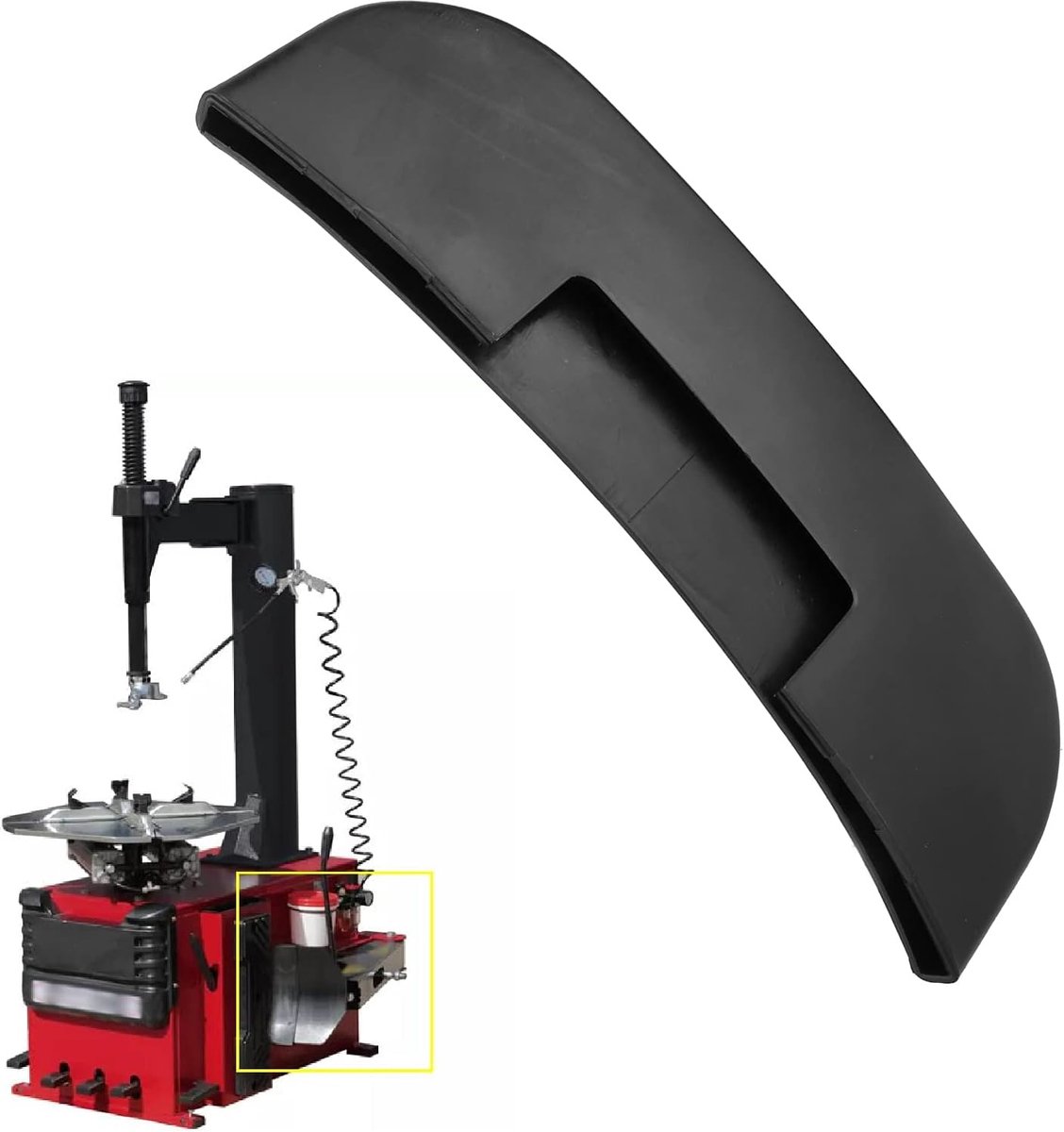 SnelShoppen - Universele Banden Schep - Zwarte Bandenverwijder Machine met ABS Banden Druk Schep Beschermhoes - Velgen Bescherming Accessoires