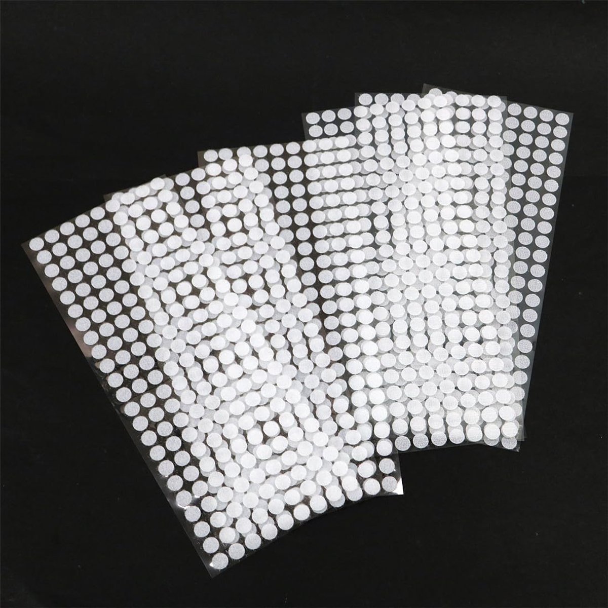 SnelShoppen - O-Kinee Zelfklevende Tips, Dubbelzijdige Tape 10 mm, 1242 Stuks, Sterke Hechting voor Papier, Plastic, Glas, Kleding, Handig voor Huis e