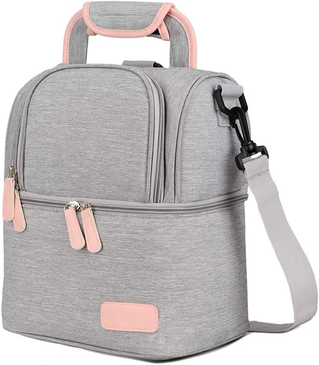 SnelShoppen - Mengshen Borstvoeding Koeltas Rugzak Waterdicht Baby Melk Tas Draagbaar Thermisch Geïsoleerde Lunchtas voor Vrouwen Mannen Kinderen Grot