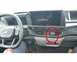 Brodit ProClip houder geschikt voor Ford Transit Custom 2024 - Angled mount