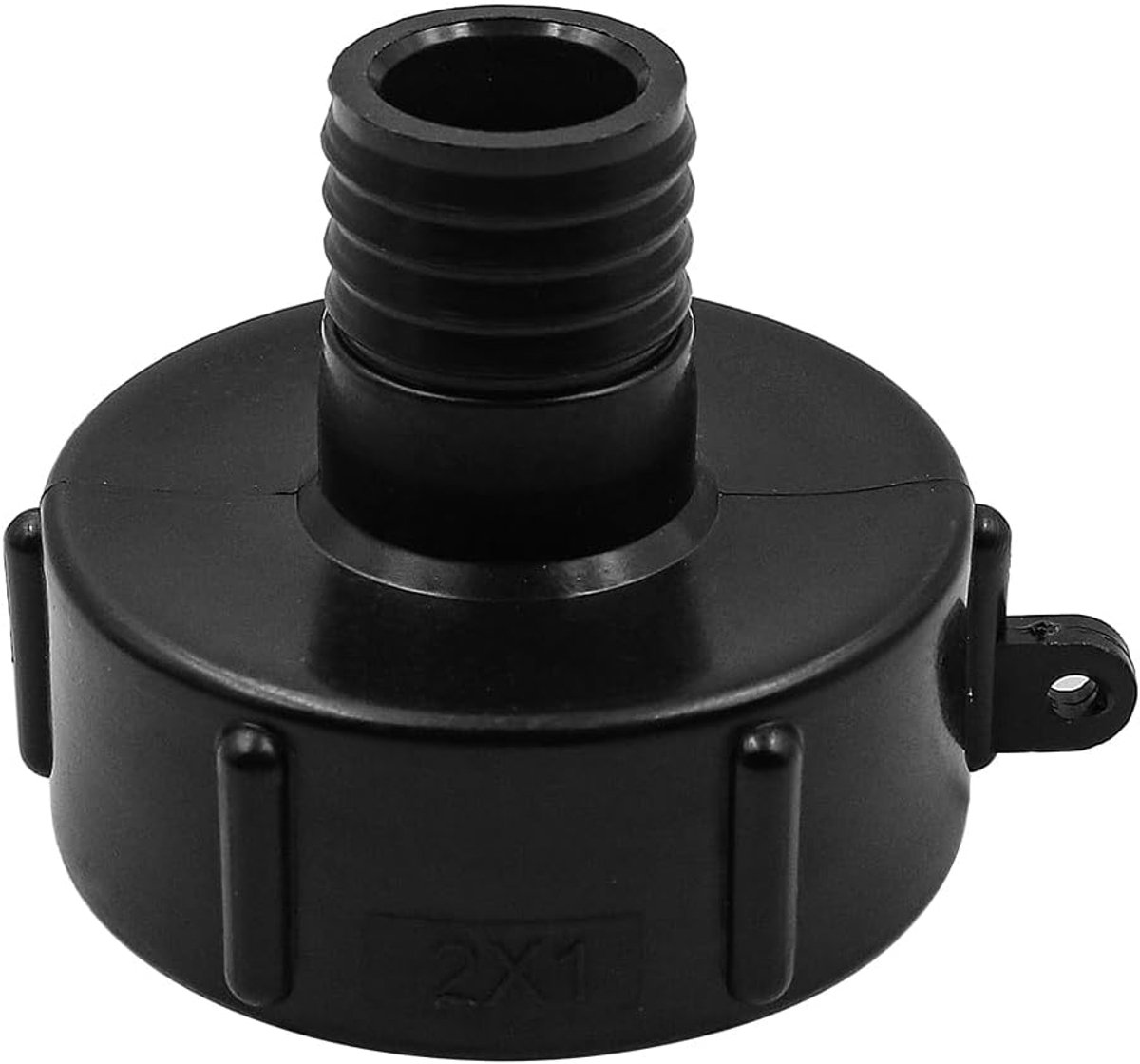SnelShoppen - Tank Slang Adapter Plastic IBC Tank Aansluiting Tuinslang Koppelingen 60mm Draad naar 1 inch (25mm) Voor Tuin en Industrie