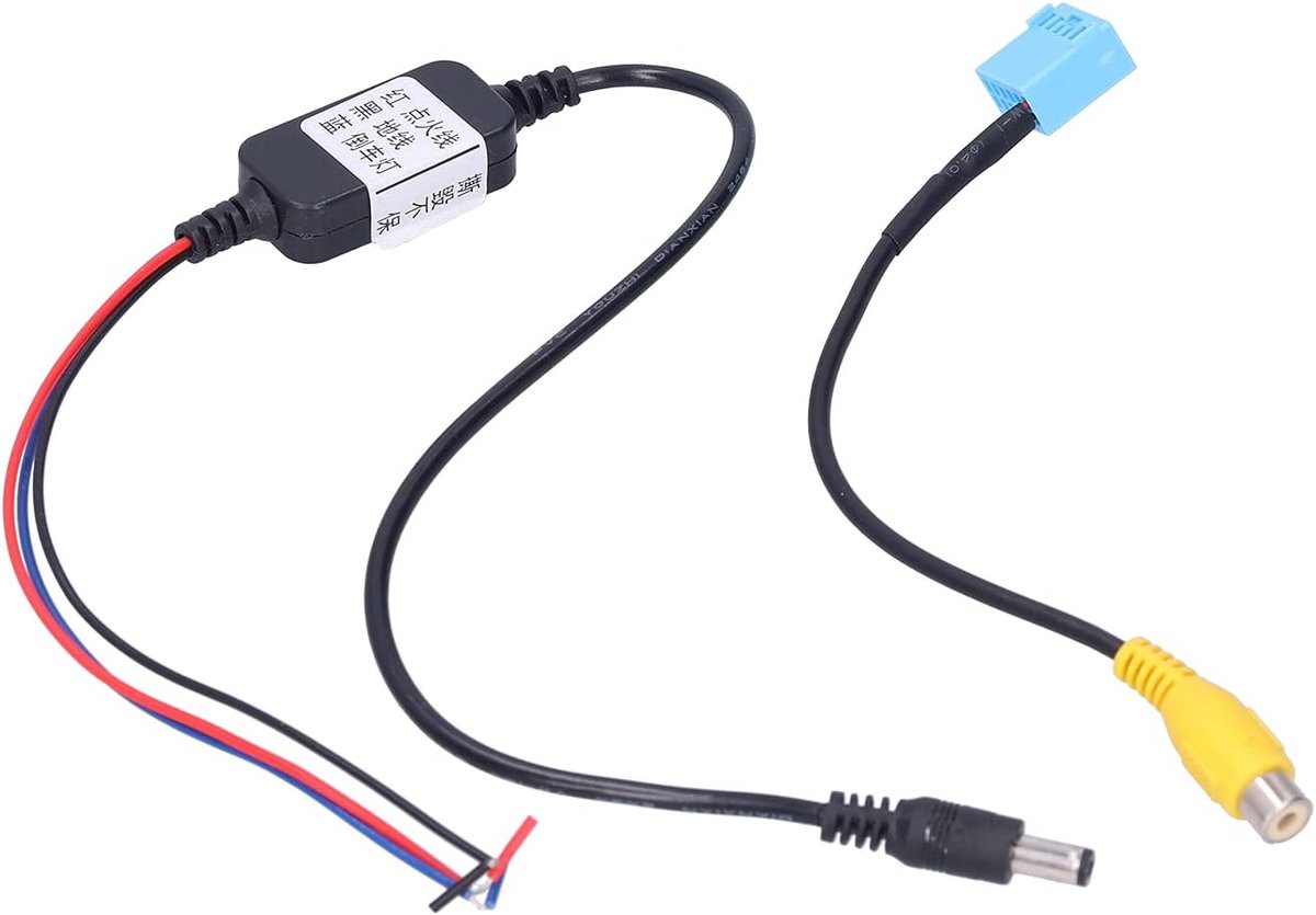SnelShoppen - Backup Camera Relay voor RCD330G - ABS Achteruitkijkcamera Filter met Vertraagde Timer en Aansluitkabel voor Auto