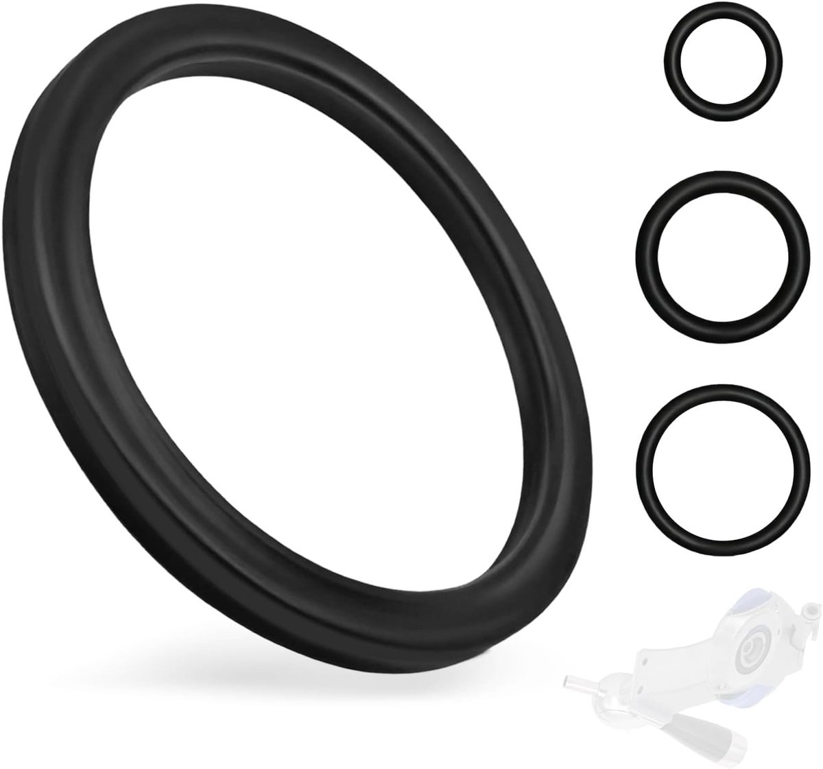 Set van 4 O-Ringen en Dichtingen voor Bierdispenser, Geschikt voor Perfect Draft, EPDM, Accessoires voor Optimale Afsluiting