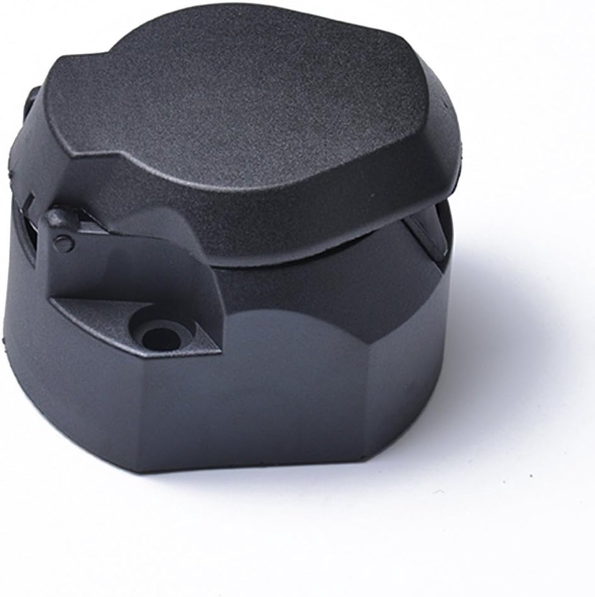 SnelShoppen - 7-Pins Trailer Plug Adapter 7 Polige Aansluiting Waterdicht Kunststof voor Caravan, Trailer, Motorhome en Truck
