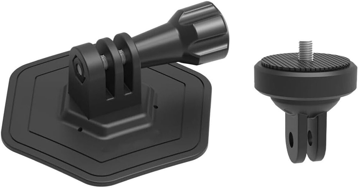SnelShoppen - Flexibele Adhesieve Basis voor Sportcamera - Duurzaam ABS+TPU - Geschikt voor Helm Bevestiging - Creatieve Camera Posities - Weerbestend