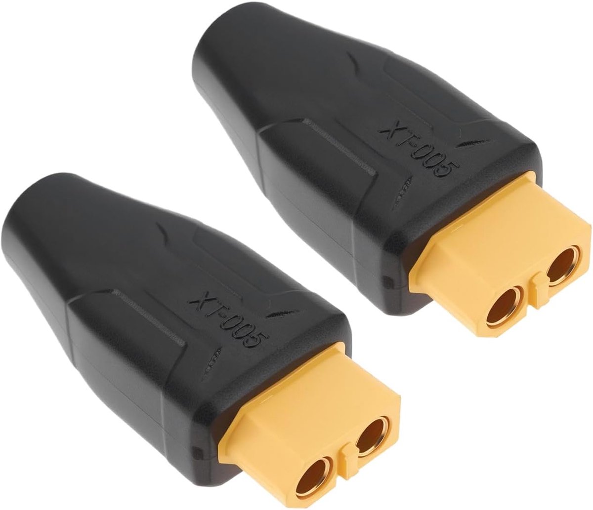 SnelShoppen - 2 Stuks XT60 naar DC 5.5x2.1mm Adapter - Vrouwelijke Connectoren voor TS100 Soldeerbout, FPV Monitor, Drones, Zonne-energie, Voertuigen