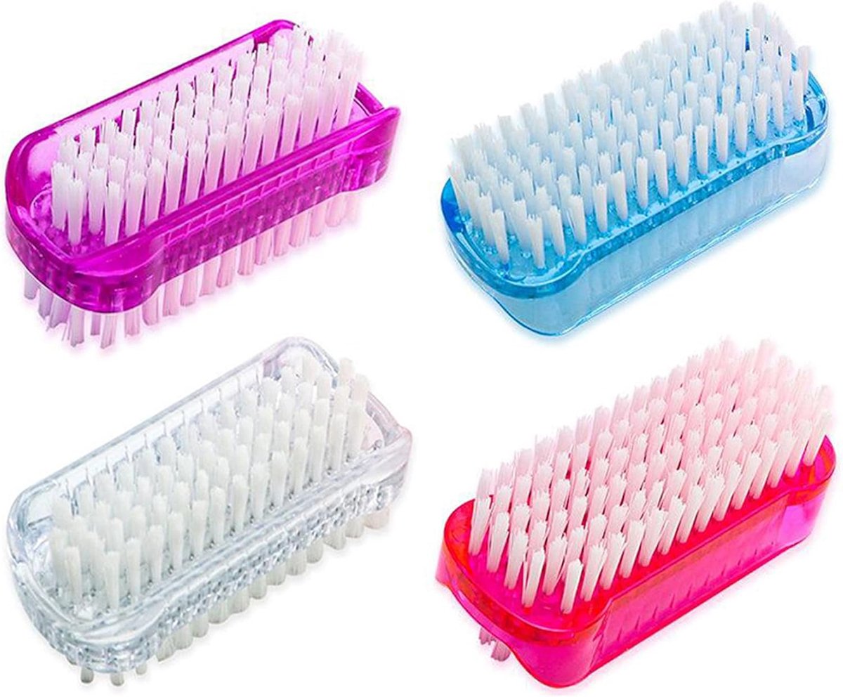 MAEXUS Hand brush, 4-piece nail brush, hard hand wash brush with double-sided function - ShopVlot