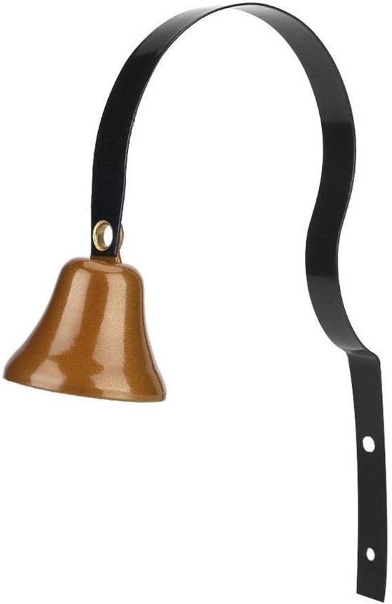 Traditionele metalen deurbel voor wandmontage, vintage stijl, perfect voor huisdecoratie en entree