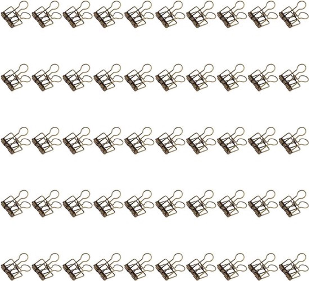 50 Stuks Metalen Binderclips voor Kantoor, School en Thuisgebruik - 32mm, Duurzaam en Sterk