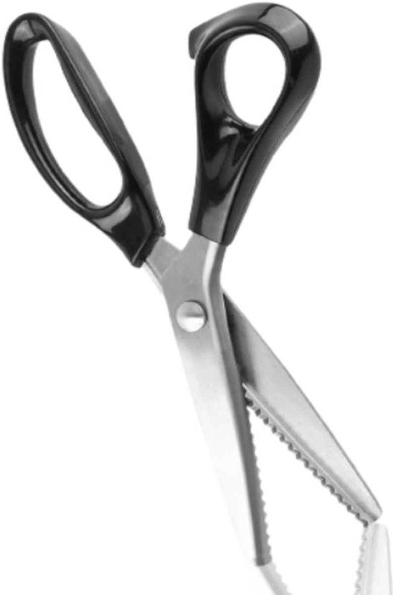 Professionele stoffen scharen voor naaien, handmatig knippen en creatief knutselen met zigzag snede 3-7mm