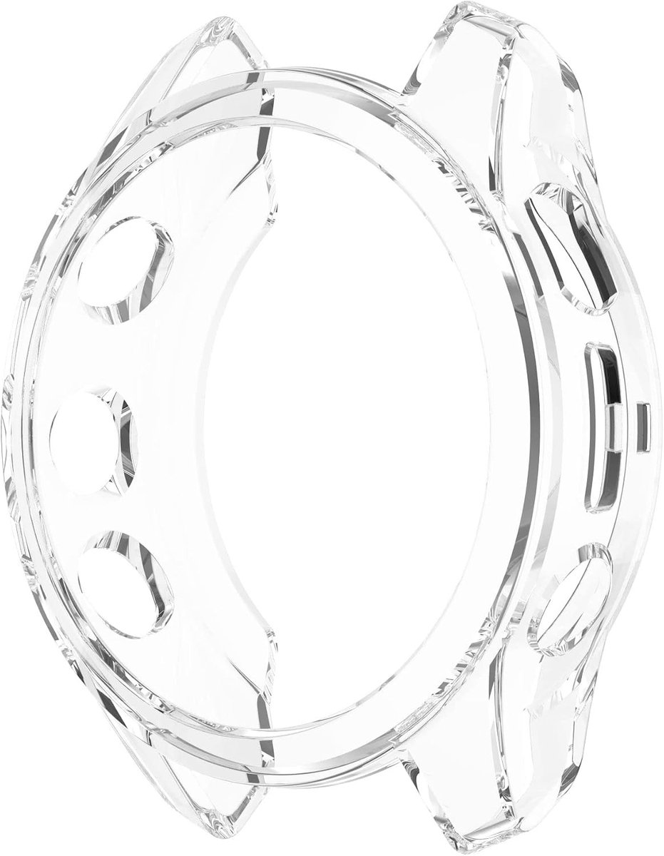 Beschermende Soft TPU Bumper Case voor Fenix 7S/7S Solar Smartwatch - Schokbestendige Hoes, Transparant en Lichtgewicht Accessoire