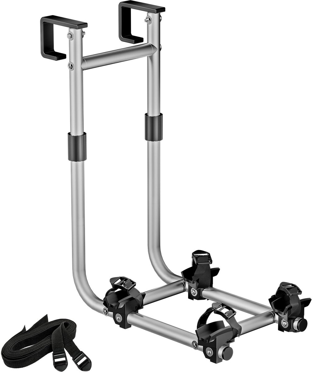 Famanu – Fietsendrager voor camperladder, voor 2 fietsen, houder tot 30 kg, robuuste fietshouder voor kampeerwagen