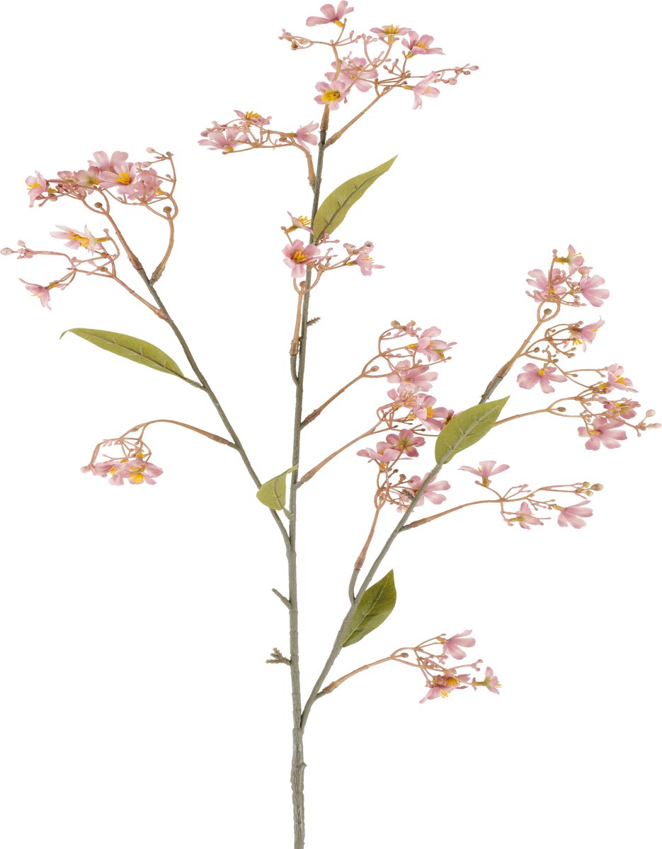 Easyplants | Kunstbloem Daphne 108 cm oud roze | Zijde | Nepbloemen | roze | Onderhoudsvrij | Kant-en-klaar