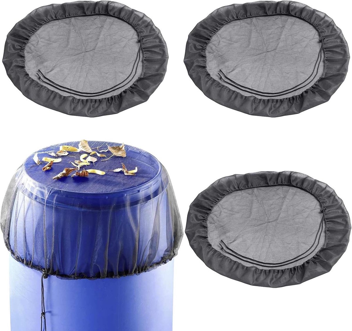 Regentonnet - Zwart - 60 cm - Polyester - Voor Waterreservoir in de Tuin