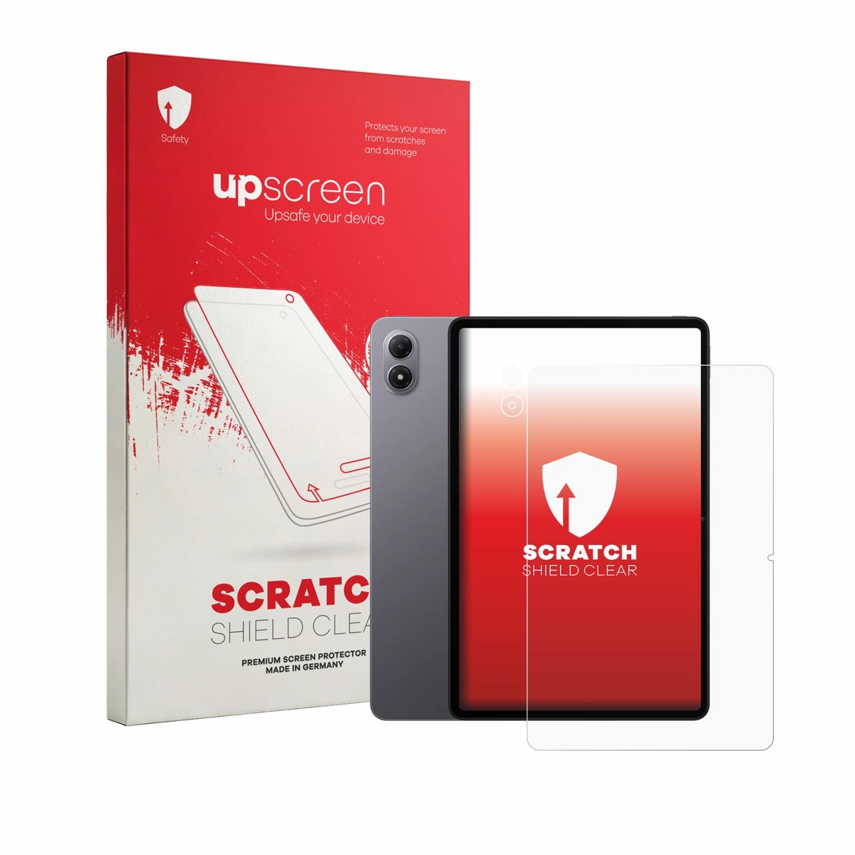 upscreen - Screenprotector voor Xiaomi Redmi Pad 2 Pro (Voor+Camera) - Folie Beschermfolie transparant