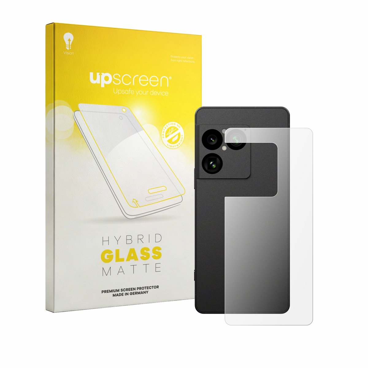 upscreen - Screenprotector voor Sony Xperia 1 VIII (Achterkant) - Folie Beschermfolie Beschermglas matte