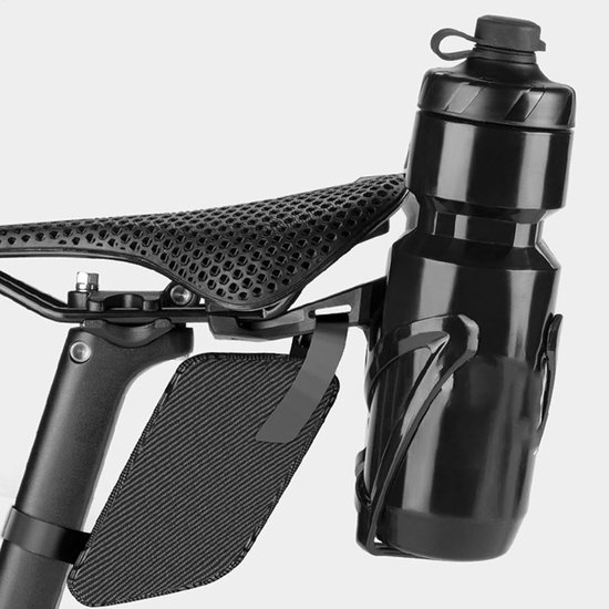 Bidonhouder Zadel Converter - Fleshouder Adapter - Outdoor Fietsen - Eenvoudige Installatie - 6.1 x 2.7 x 7.8 cm - Zwart — afbeelding 2
