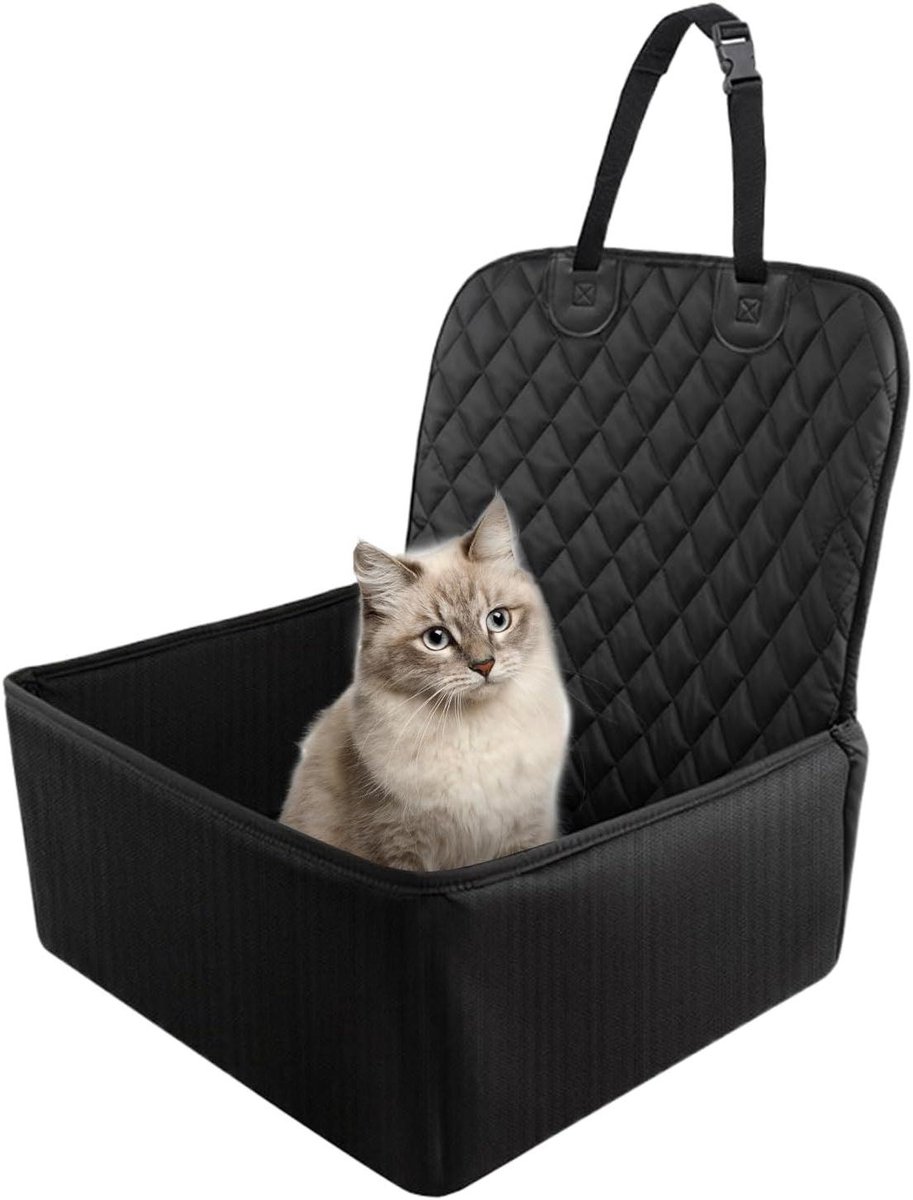Honden Autostoel – Reiskussen Beschermhoes – Veilig Reizen – Waterdichte Barrière – 50x41x24 cm – Zwart Honden Autostoel – Reiskussen Beschermhoes – Veilig Reizen – Waterdichte Barrière – 50x41x24 cm – Zwart