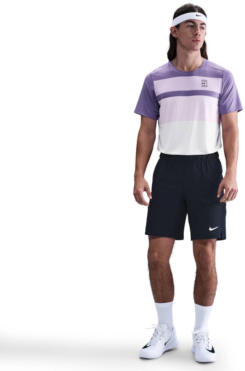 Nike Court Advantage Tennis T-shirt Wit