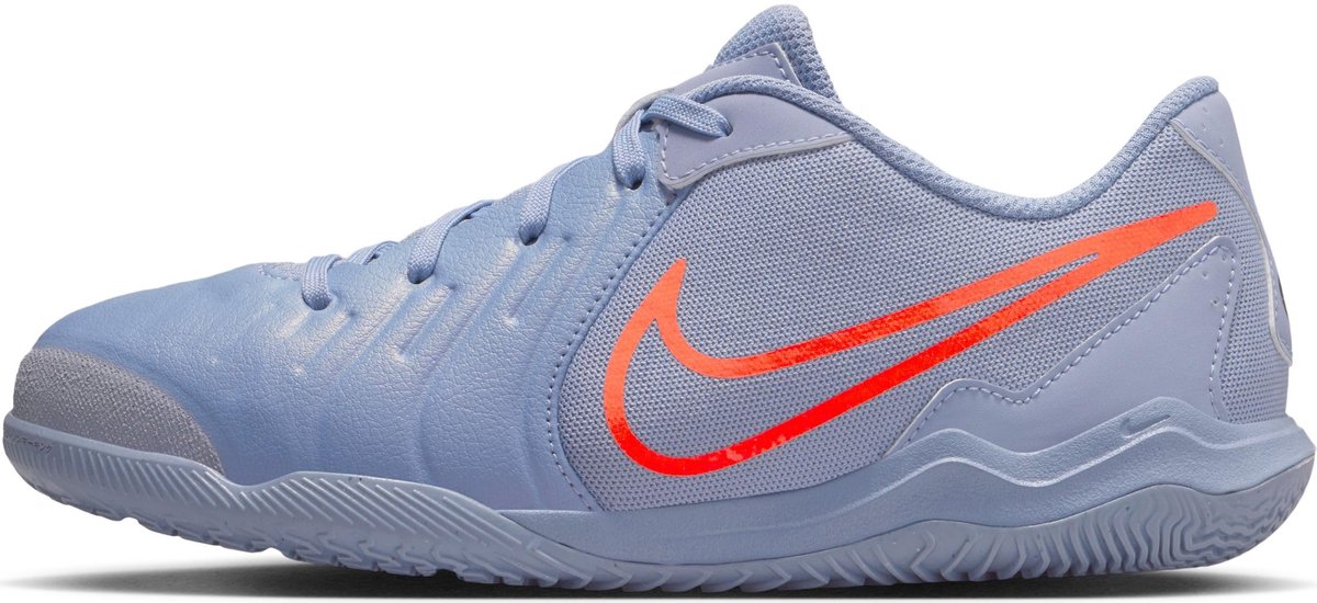 Nike Tiempo Legend 10 Academy Chaussures de Foot en Salle Enfants Bleu Clair Rouge Vif Noir Blauw