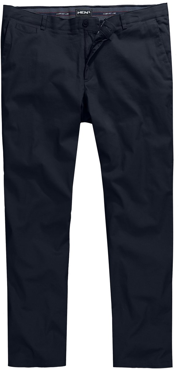 Men Plus - Heren - Chino platte voorkant - Donkermarine - Maat 56