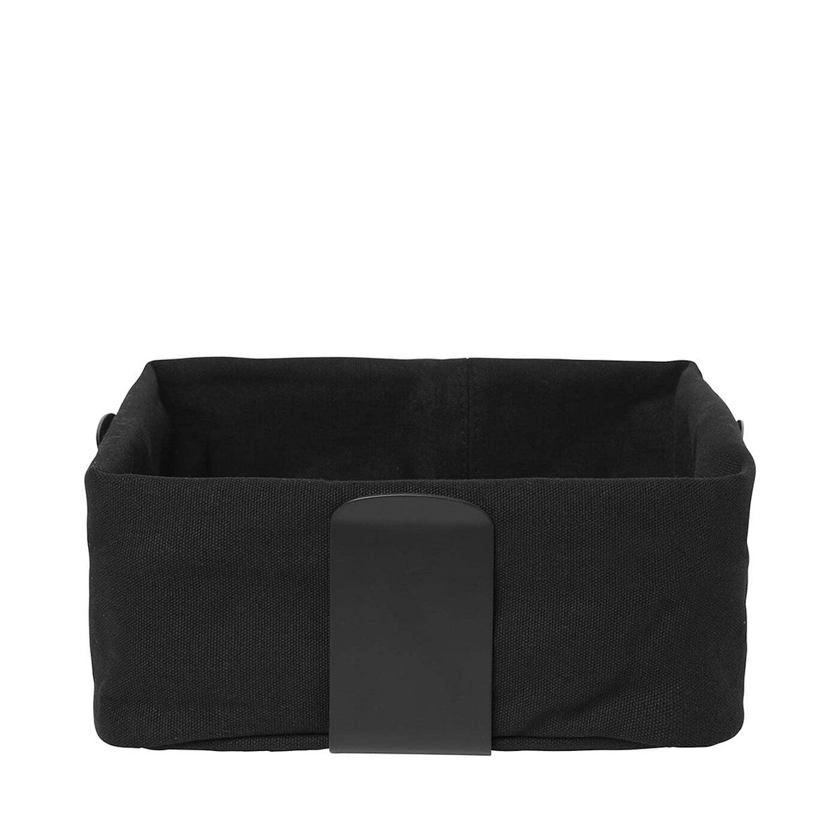 Famanu – Elegante broodmand maat L, zwarte tint, harmonieuze uitstraling, 26 x 26 cm, perfect voor het serveren van brood