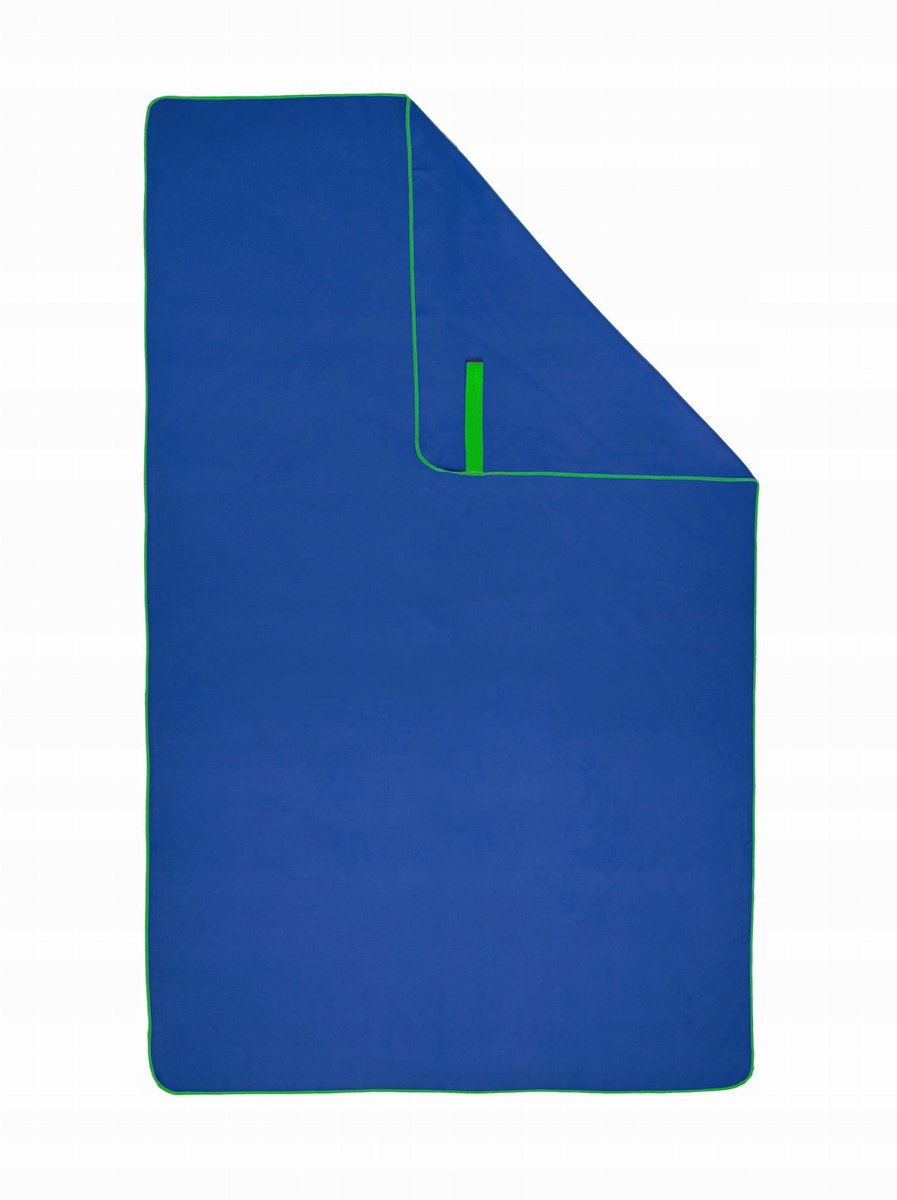 Sneldrogende Microvezel Handdoek Fitness Blauw 80x130cm