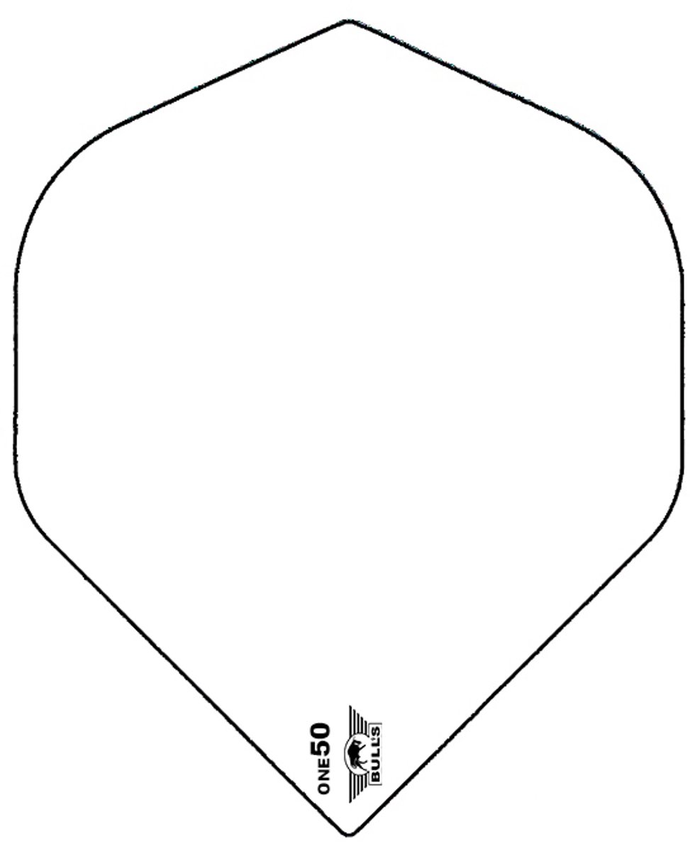 Bull's One50 - White Plain - Dart Flights