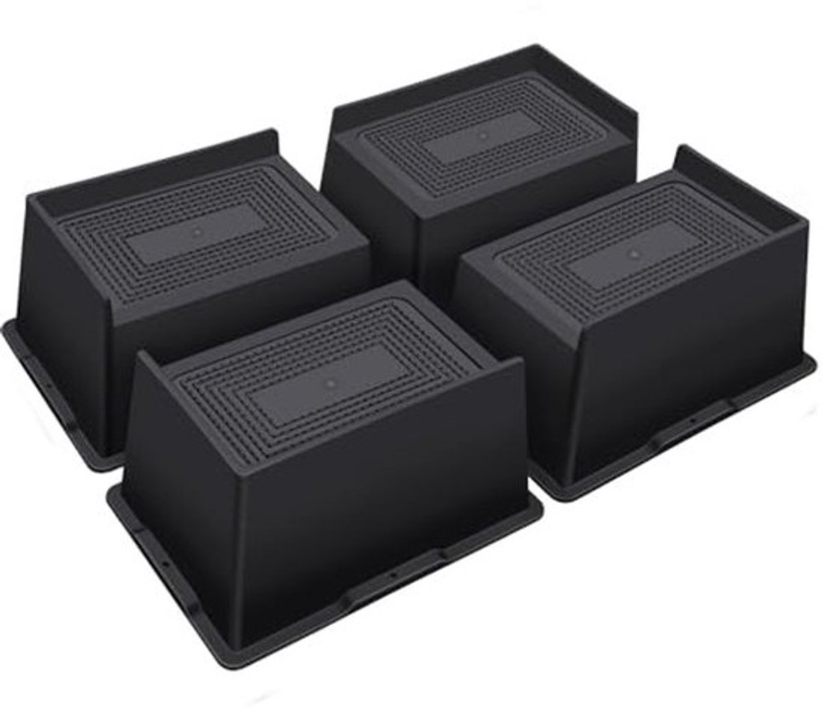 Bedverhogers 10,5 cm - Extra brede meubelverhogers voor bank, tafel en bureau