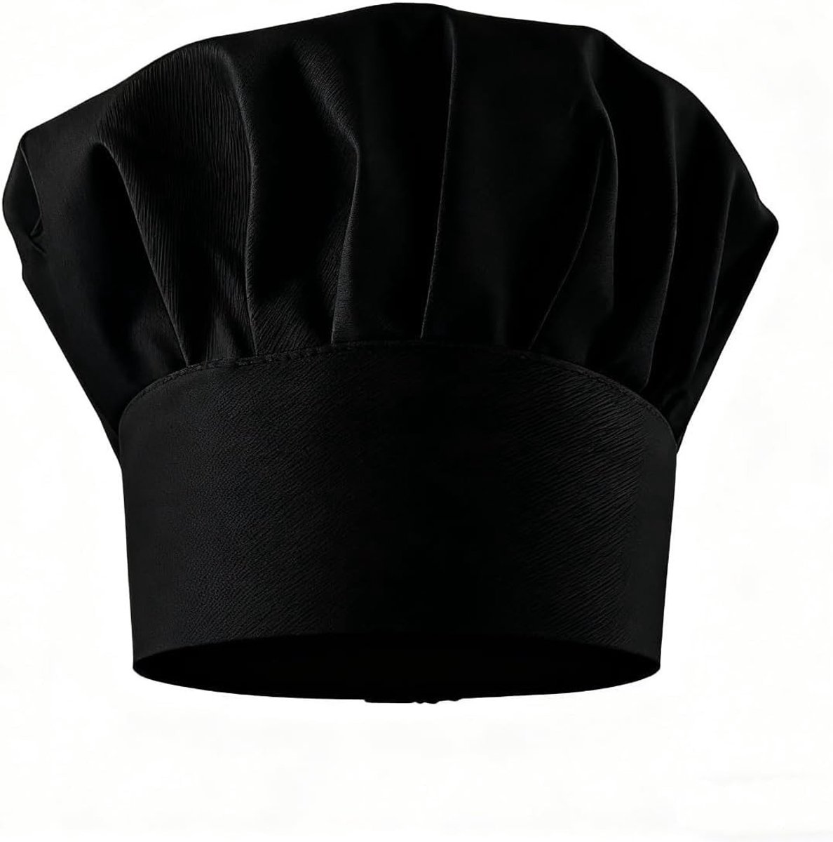 Unisex polycotton chefshat, verstelbaar en ademend, ideaal voor professionele keukens, restaurants, kookscholen en thuisgebruik, stijlvol en functioneel ontwerp