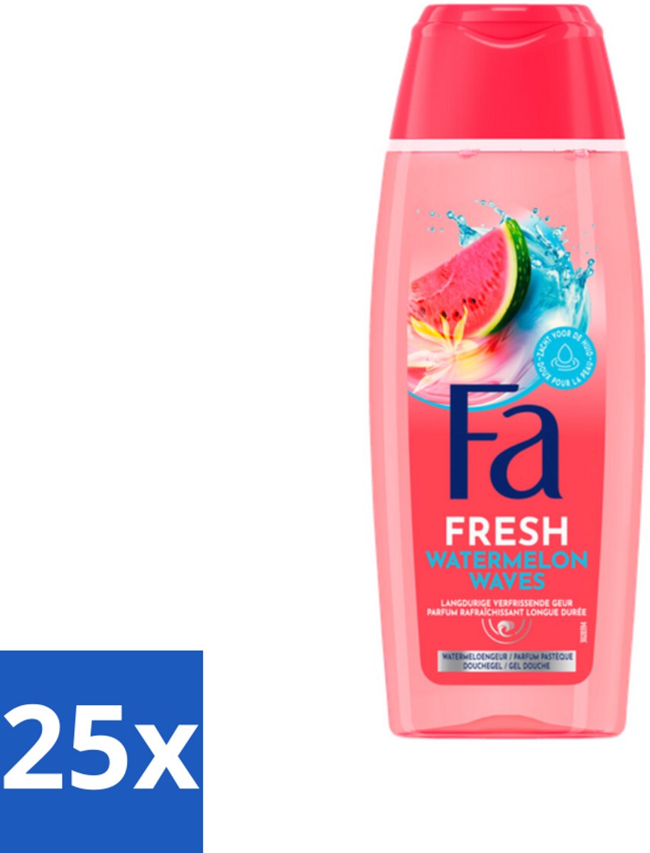 25 x Fa – Douchegel – Fiji Dream – 250 ml - Douchegel - Tropische Geur - Hydraterende Douchegel - Fiji Dream - Douchegel Voor Huid