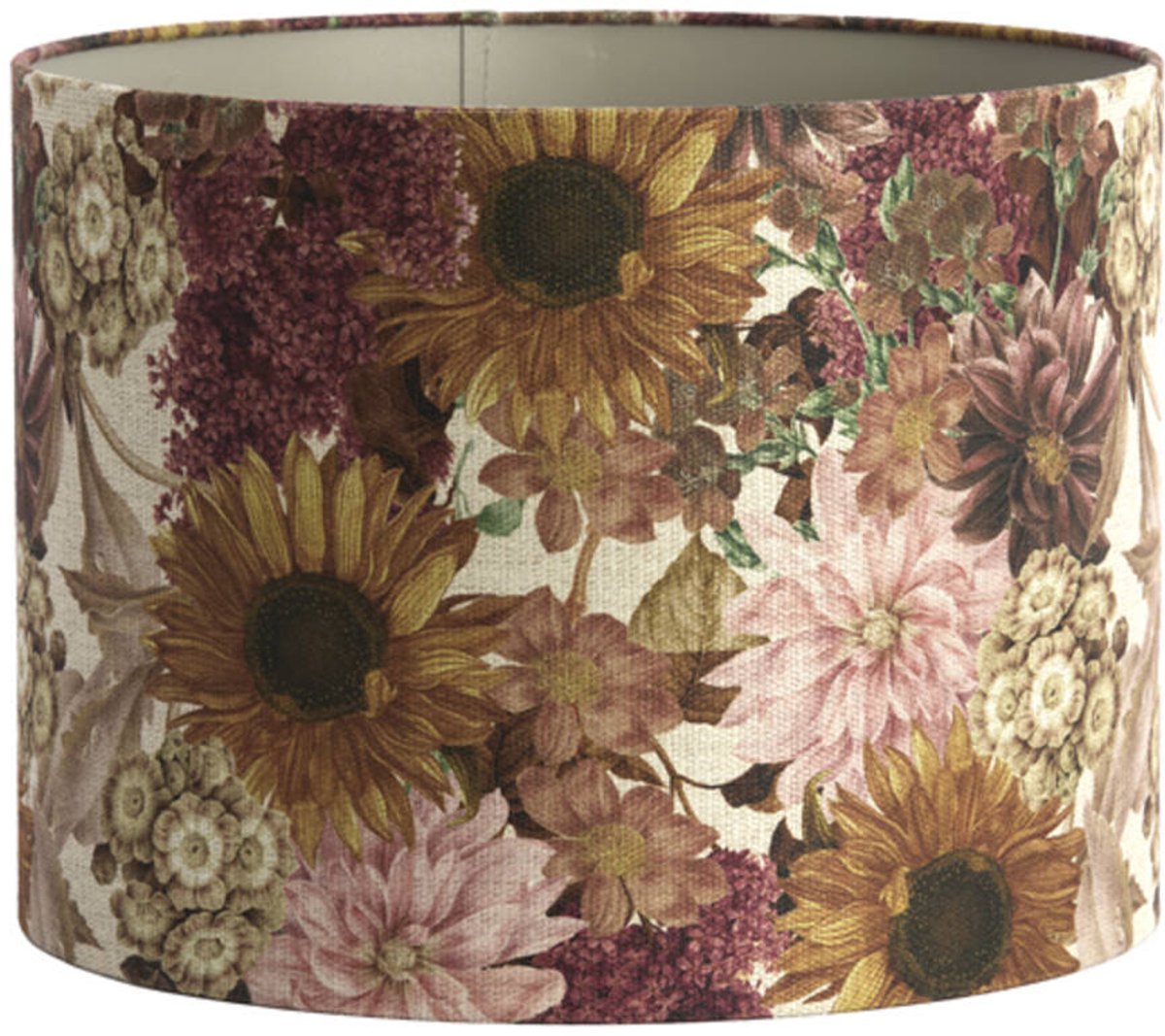 Kap - wit - ROSEWOOD - textiel - E27 - 2240517 - Light & Living
