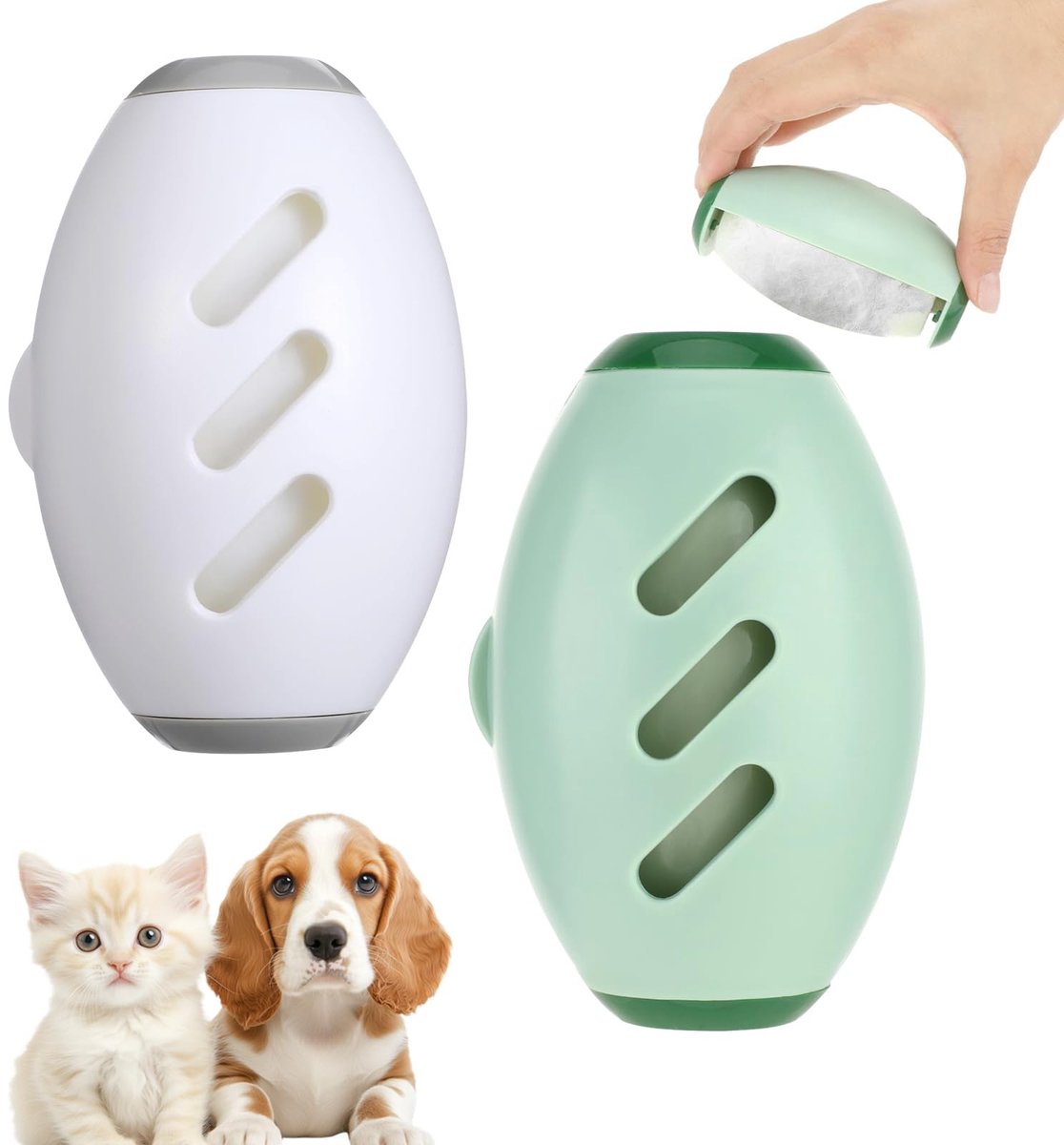 Elzusha - Set van 2 Lintrollers voor Dierenhaar en Pluis