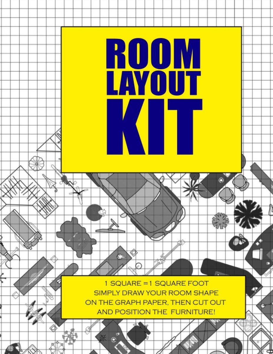 Room Layout Kit: The perfect furniture lay out planner - Plan your home interior designs using this scaled room layout - ShopVlot