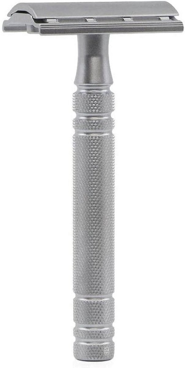 Dubbelzijdige RVS Safety Razor - Gladde Scheerbeurt met 5 Vervangbladen