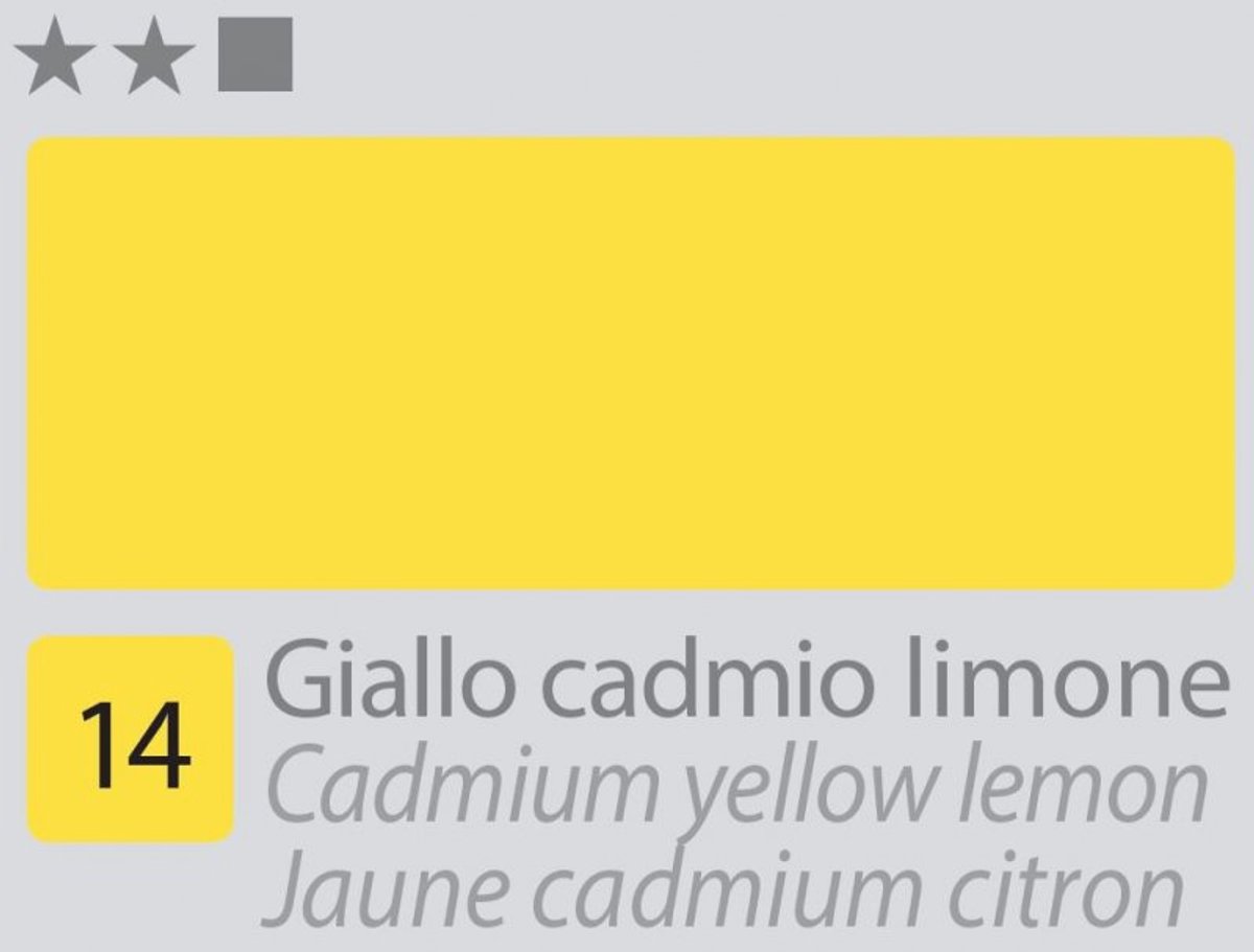 Divolo Accademia Olieverf 20 ml. - Cadmium Yellow Lemon