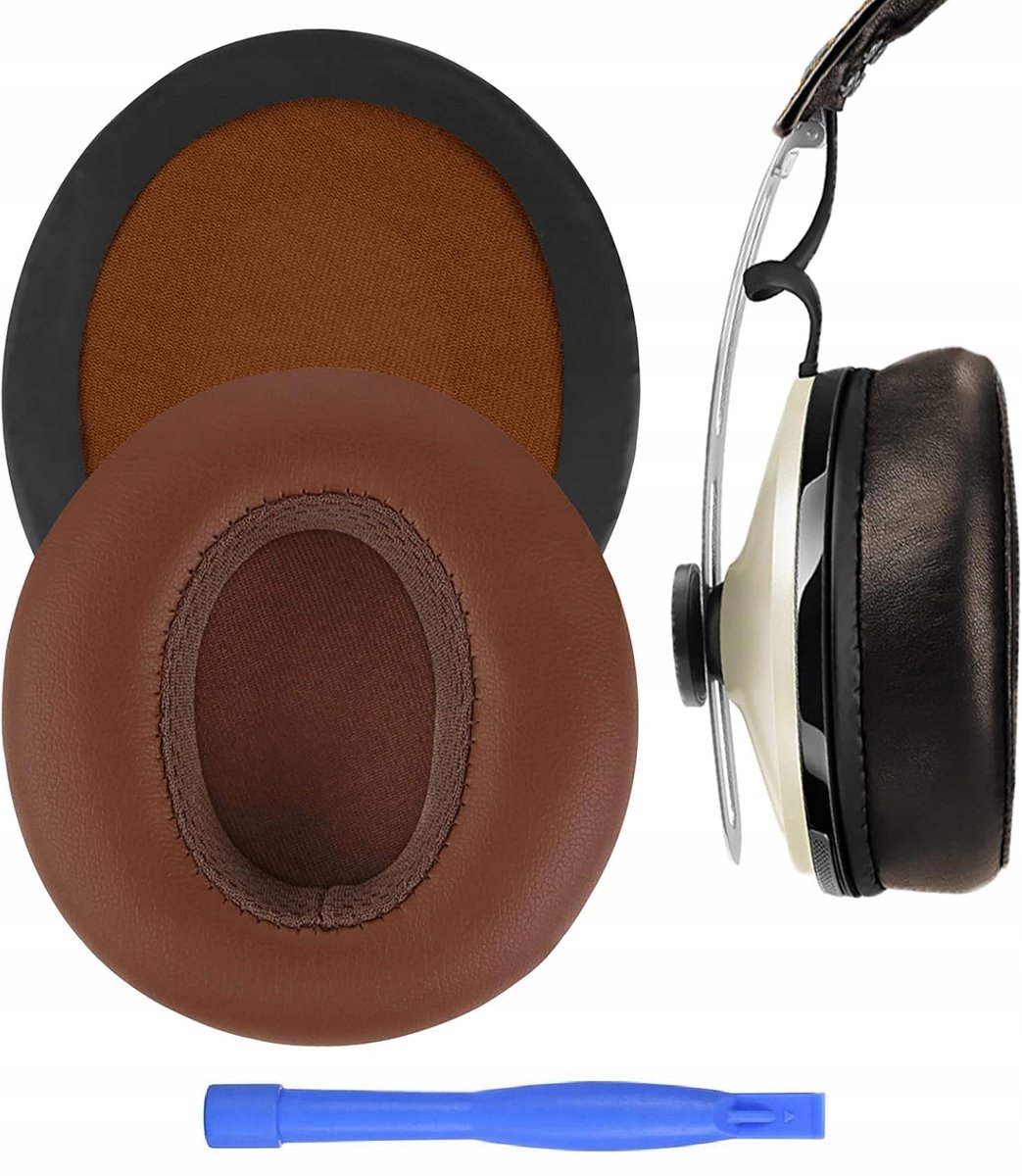 Oorkussens voor Sennheiser Momentum On-Ear - Hoge kwaliteit Bruin