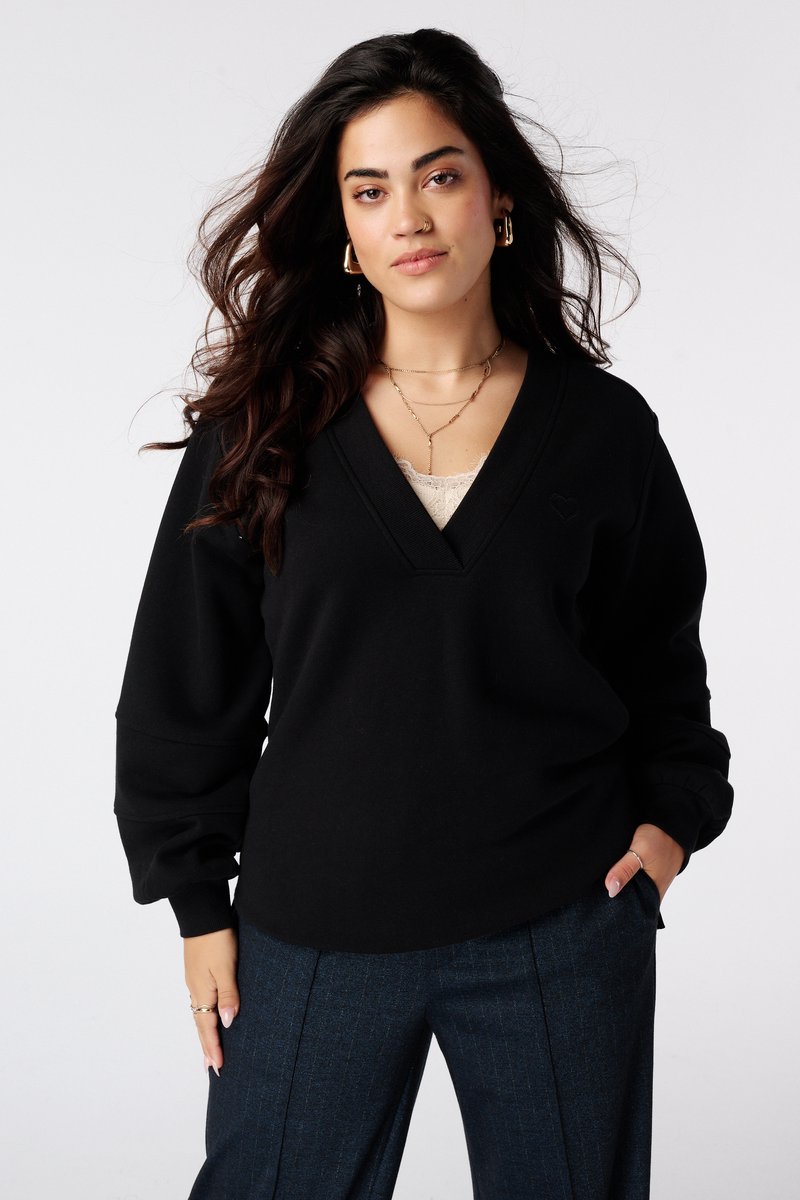 MS Mode Trui Sweater met v-hals