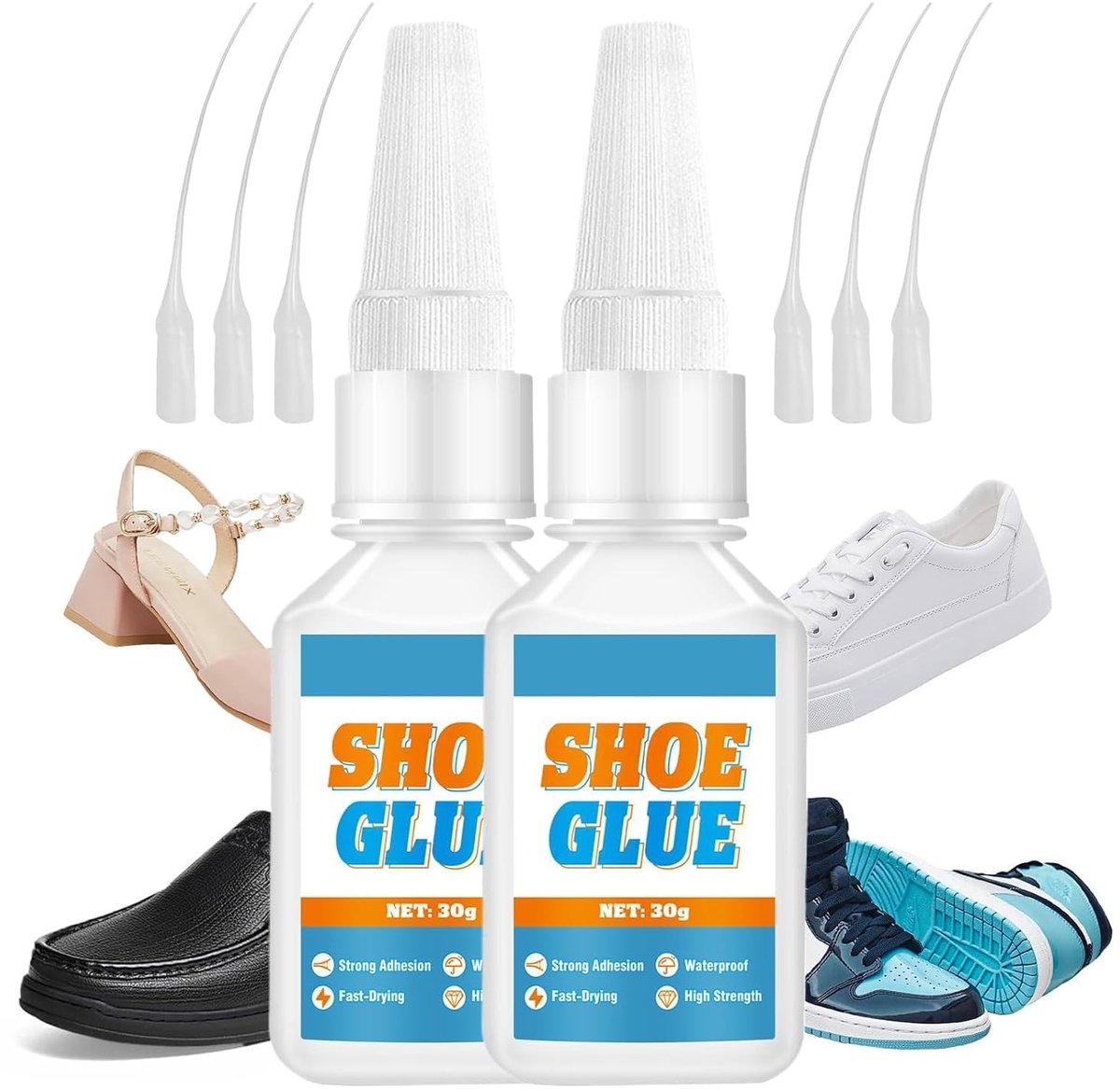 Extra sterke waterdichte schoenlijm 30 ml - Transparante lijm voor reparatie van schoenen en zolen