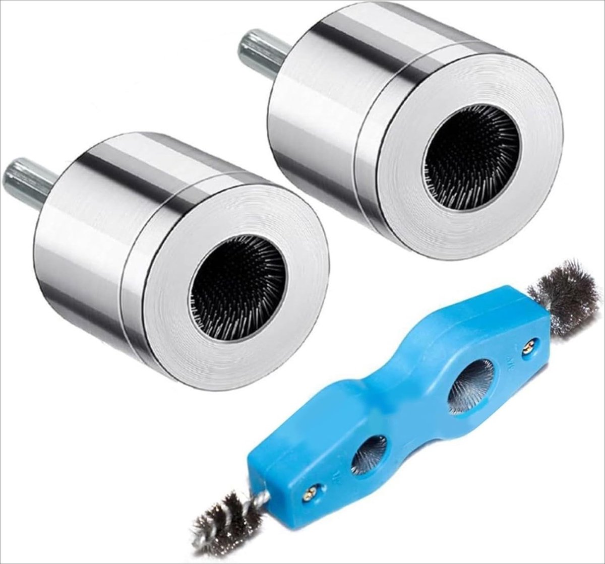 Elzusha - Koperbuis Reiniger - 15mm/22mm Borstel met Hexagonale Handgreep