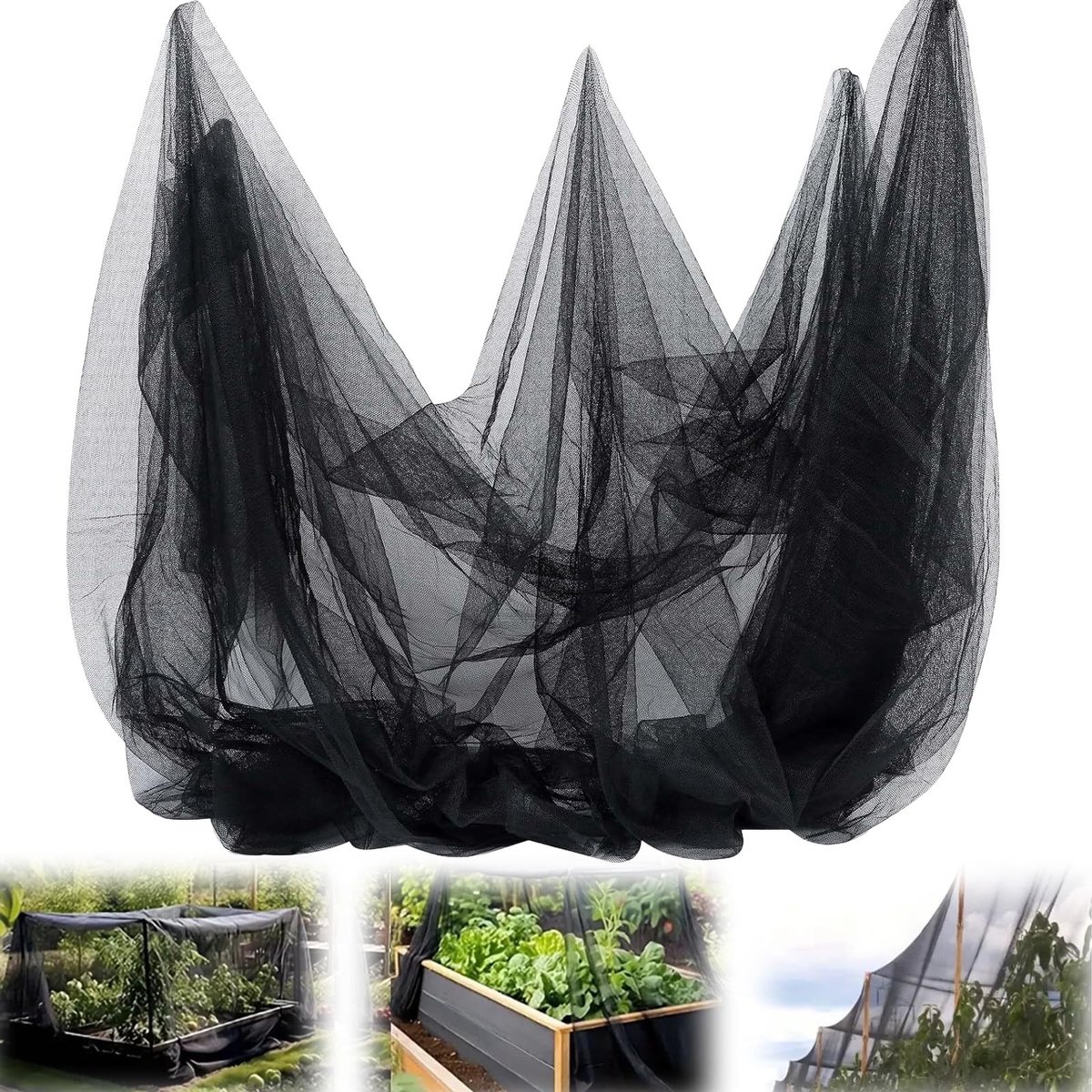 Elzusha - Insectenbeschermnet van 10 x 3 m voor Binnen en Buiten