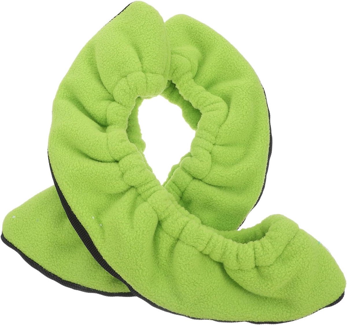Schaatsbeschermers - Blade Covers - Schaatsen Beschermen - Verstelbaar Fleece - 24.5 cm - Groen