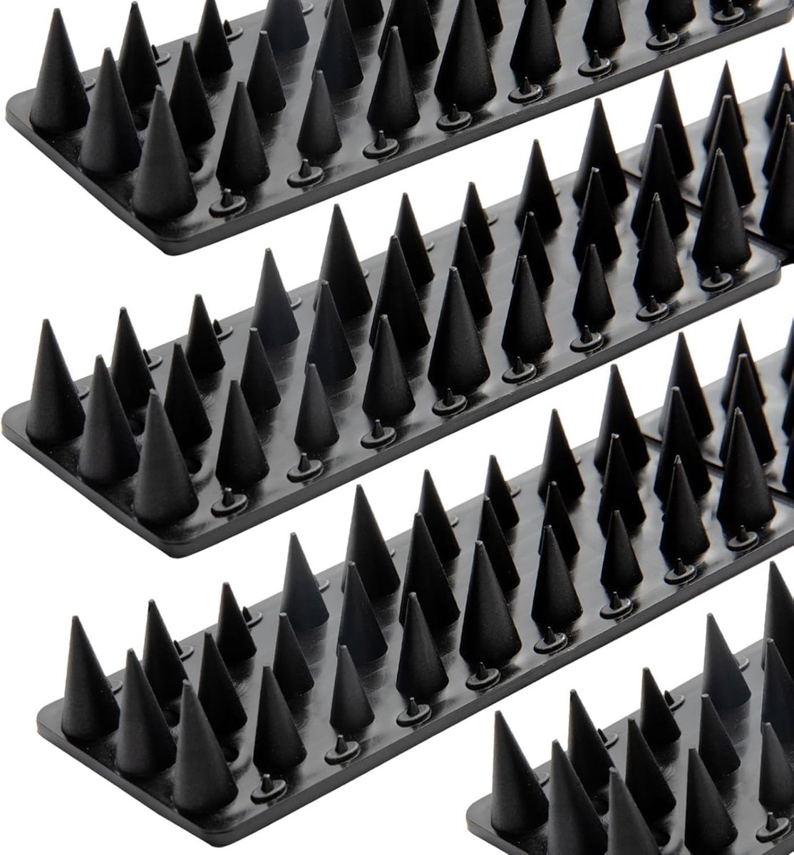 Effectieve Pigeon Defense voor Balkon, Daken, Tuinen en Privégebieden - 1.8 Meter Lange Zwarte Afscherming tegen Duiven