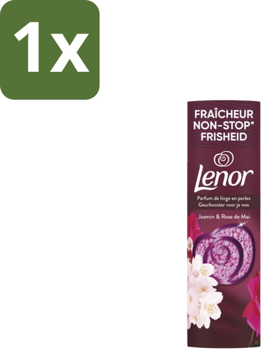 1 x Lenor – In-Wash Geurbooster – Jasmijn & Rose de Mai – 19 wasbeurten - Geurbooster - Wasgeur - Jasmijn - Rozen - Frisheid