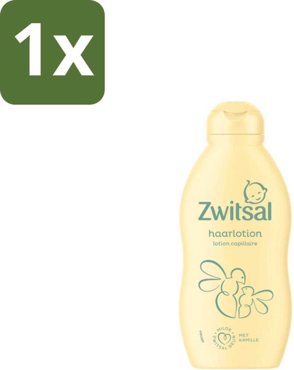 1 x Zwitsal Haarlotion Baby 200 ml - Babyhaartjes - Haartjes Verzorging - Babyhaar - Haartjes Verzorging - Babyhaar Verzorging