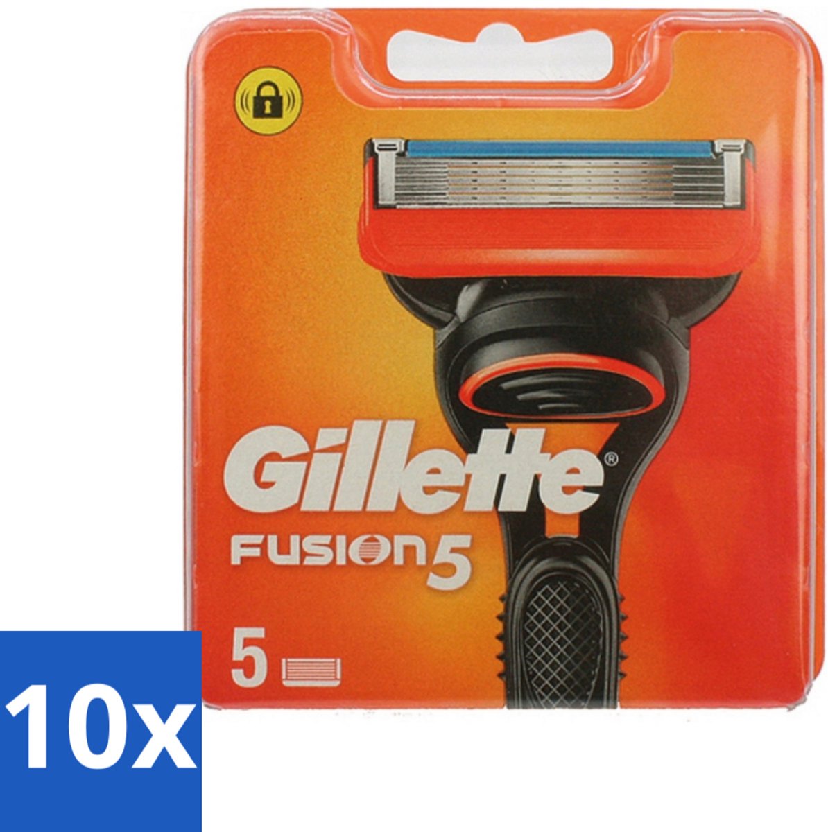 10 x Gillette - Fusion 5 - Navulscheermesjes - 5 Navulmesjes - Scheermesjes - Scheren - Scheren Mesjes - Scheren Voor Gezicht - Scheren Voor Mannen
